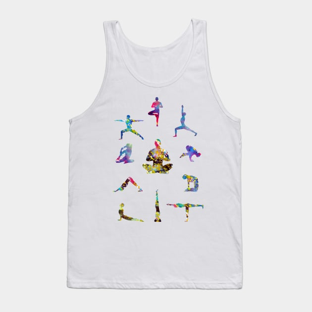 Yoga for men Tank Top by erzebeth